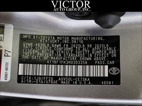 Used 2017 Toyota Camry SE FWD image 32
