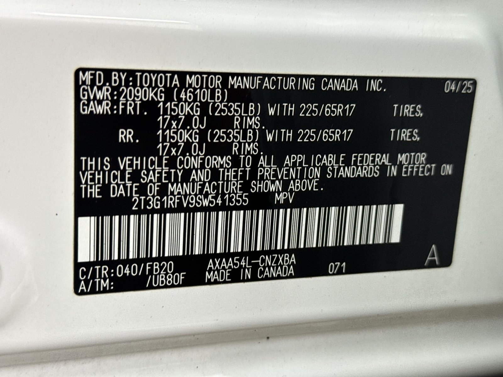 Used 2025 Toyota RAV4 LE AWD/4WD image 41