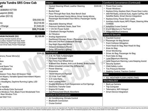 Used 2024 Toyota Tundra SR5 w/ SR5 Premium Package image 40