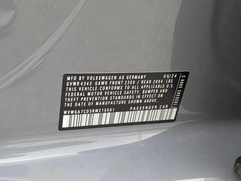 Certified 2024 Volkswagen GTI S FWD image 34