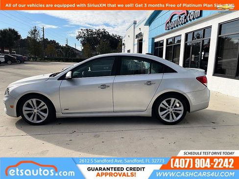 Used 2015 Chevrolet Cruze LTZ w/ Sun, Sound and Sport Package FWD image 8