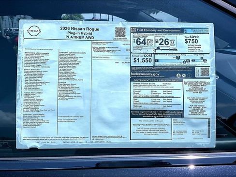 New 2026 Nissan Rogue Platinum AWD/4WD image 14