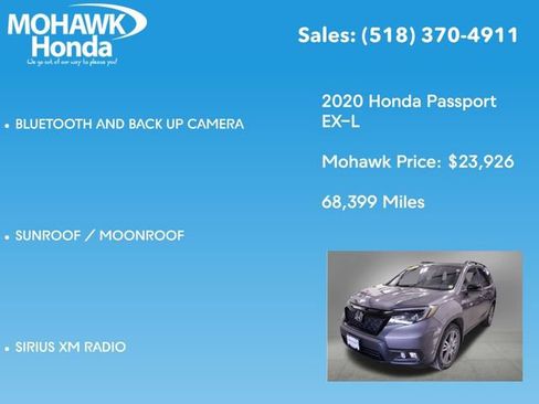 Used 2020 Honda Passport EX-L image 7