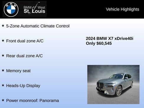 Used 2024 BMW X7 xDrive40i AWD/4WD image 17