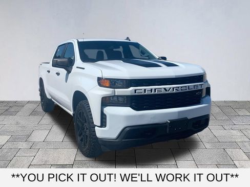 Used 2022 Chevrolet Silverado 1500 Custom w/ Rally Edition AWD/4WD image 1