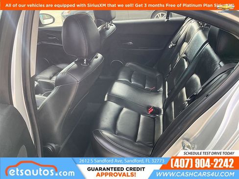 Used 2015 Chevrolet Cruze LTZ w/ Sun, Sound and Sport Package FWD image 12