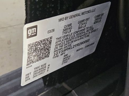 Certified 2026 Cadillac Escalade ESV Platinum Sport w/ LPO, ONYX Package image 32