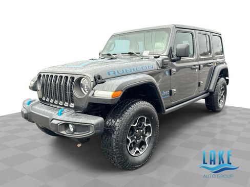 Used 2023 Jeep Wrangler Unlimited Rubicon 4xe w/ Cold Weather Group image 1