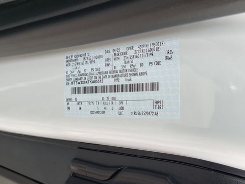 New 2026 Ford Transit 350 148 High Roof Extended w/ Load Area Protection Package image 15