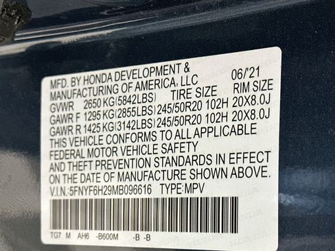 Used 2021 Honda Pilot Special Edition image 12