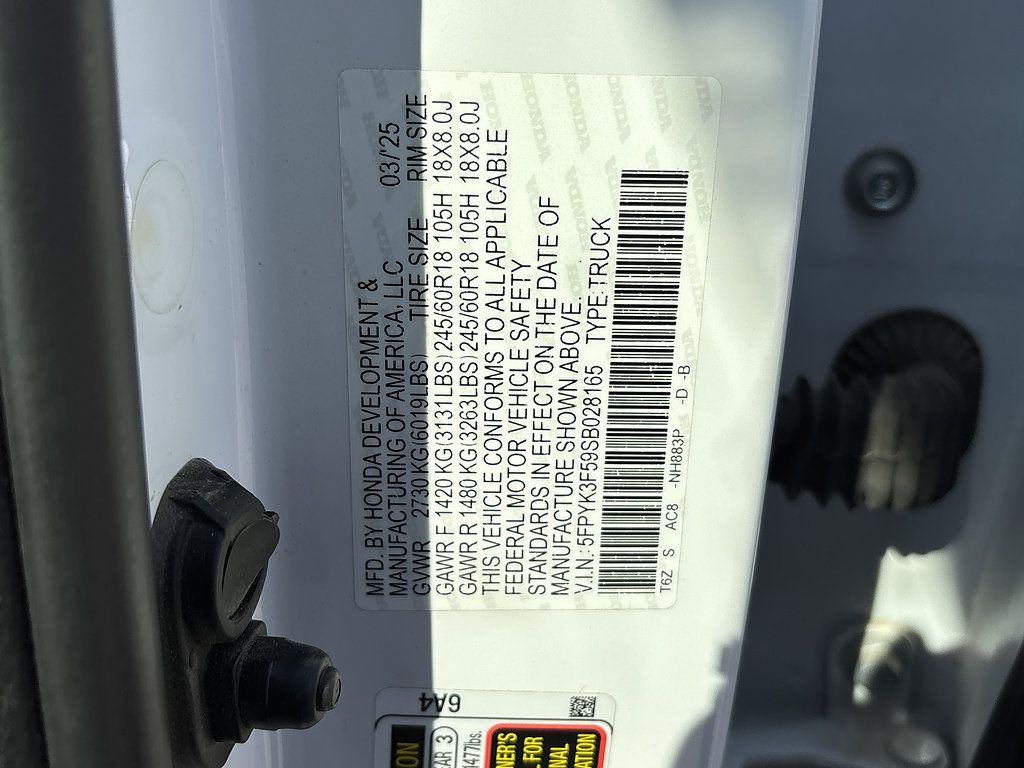 Used 2025 Honda Ridgeline RTL image 16