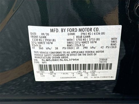 Used 2020 Lincoln Aviator Black Label image 37