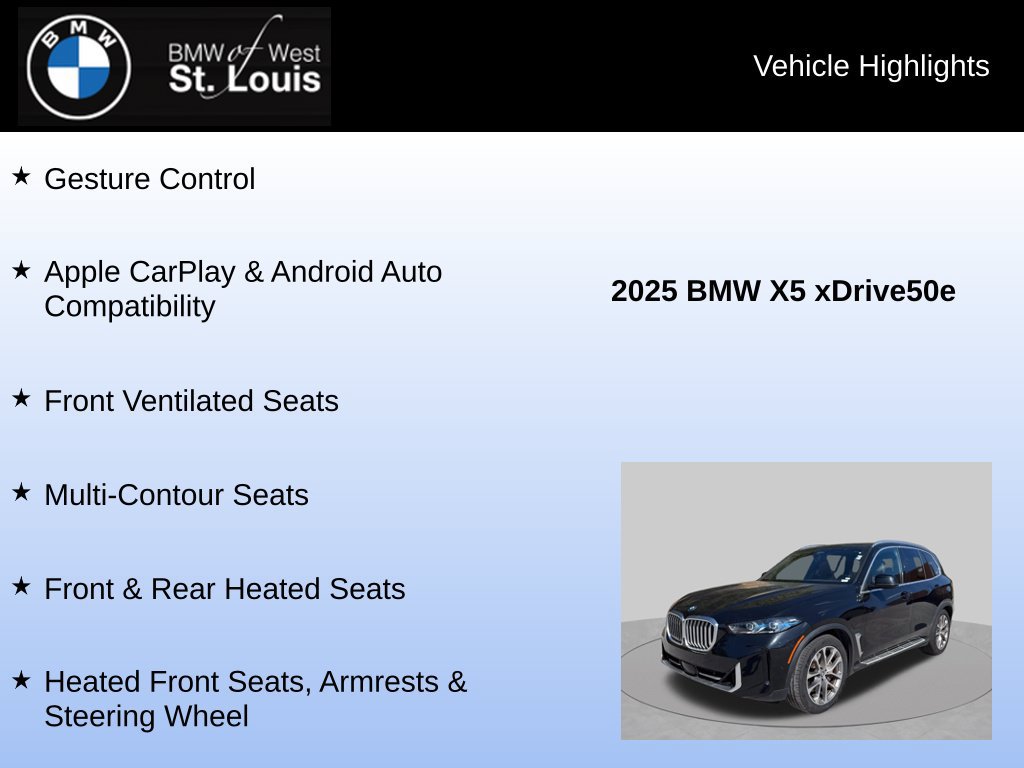 Used 2025 BMW X5 xDrive50e AWD/4WD image 16
