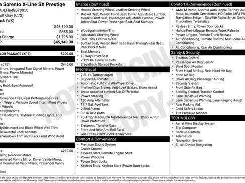 Used 2022 Kia Sorento SX Prestige w/ Rust Color Package image 12