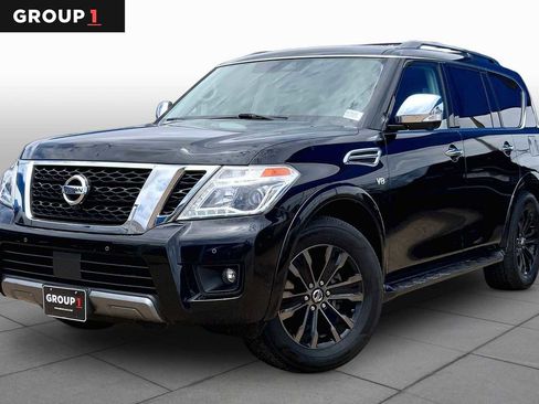 Used 2019 Nissan Armada Platinum w/ Captain's Chairs Package AWD/4WD image 1