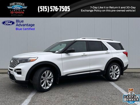Certified 2023 Ford Explorer Platinum w/ Technology Package AWD/4WD image 1