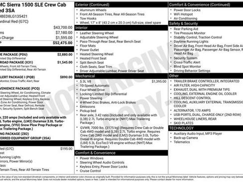 Used 2020 GMC Sierra 1500 SLE w/ SLE Value Package image 16