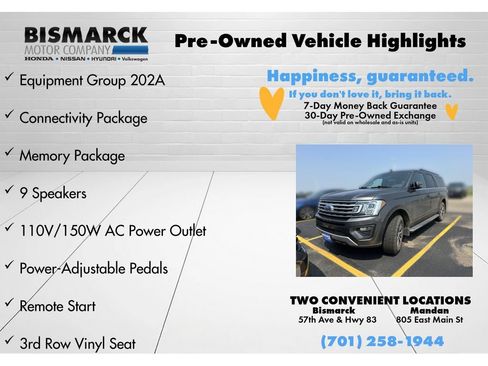 Used 2019 Ford Expedition Max XLT w/ Equipment Group 202A AWD/4WD image 5