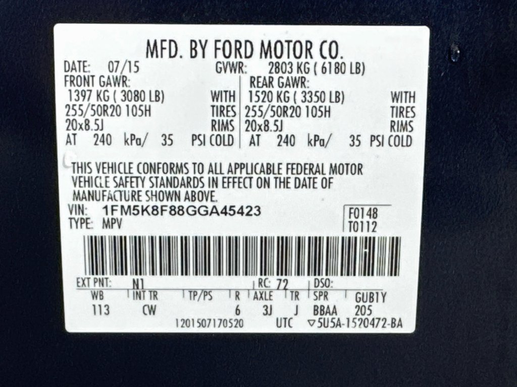 Used 2016 Ford Explorer Limited AWD/4WD image 35
