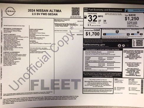 Used 2024 Nissan Altima 2.5 SV image 37