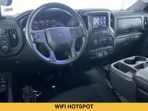 Certified 2021 Chevrolet Silverado 1500 Custom Trail Boss w/ LPO, Dark Essentials Package AWD/4WD image 2