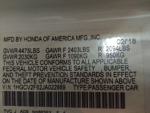 Used 2018 Honda Accord EX-L image 33