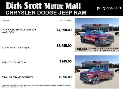Certified 2025 RAM 1500 Warlock AWD/4WD image 7