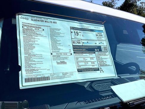 New 2025 Jeep Gladiator Willys image 13