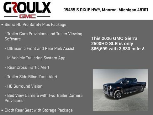 Used 2026 GMC Sierra 2500 SLE w/ SLE Value Package; image 30