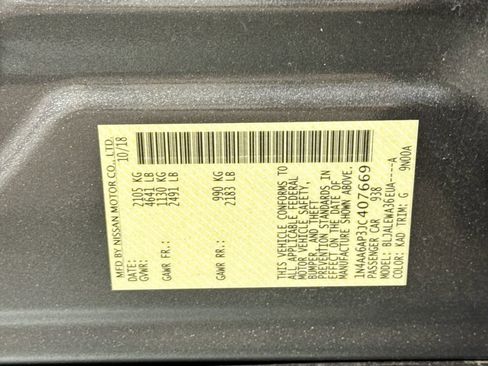 Used 2018 Nissan Maxima 3.5 SL image 43