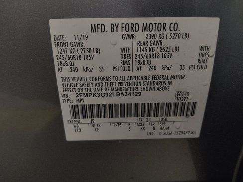 Used 2020 Ford Edge SE FWD image 33