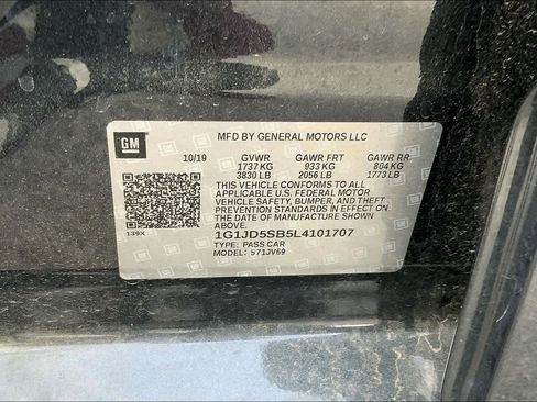 Used 2020 Chevrolet Sonic LT w/ RS Package FWD image 37