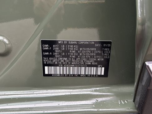 Certified 2025 Subaru Crosstrek 2.5i Limited image 48