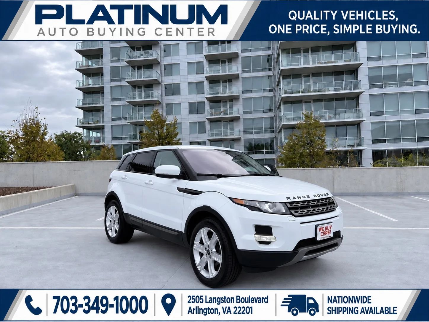 Used 2012 Land Rover Range Rover Evoque Pure Plus AWD/4WD image 1