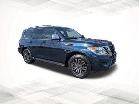 Used 2019 Nissan Armada Platinum w/ Captain's Chairs Package image 2