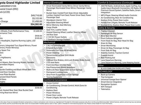 Used 2024 Toyota Grand Highlander AWD image 16