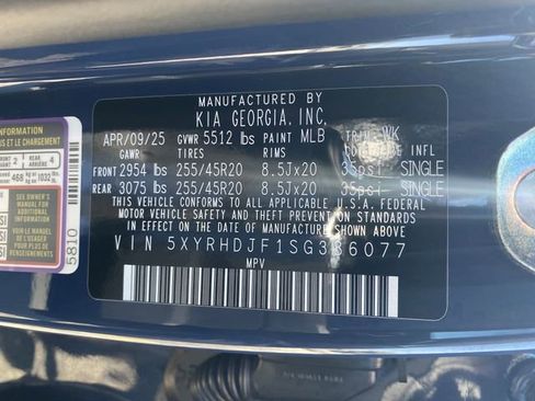 New 2025 Kia Sorento X-Line EX image 49