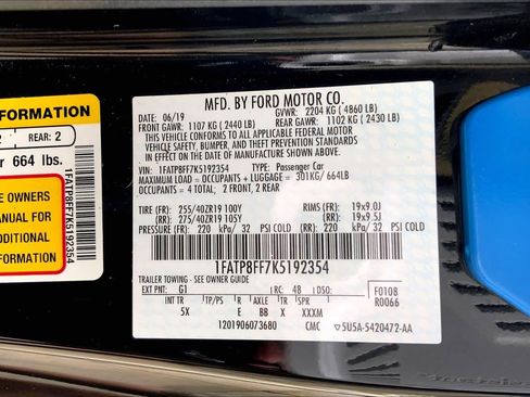 Used 2019 Ford Mustang GT Premium w/ GT Performance Package RWD image 31