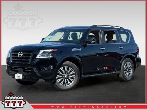 Certified 2023 Nissan Armada SL w/ Midnight Edition Package RWD image 1
