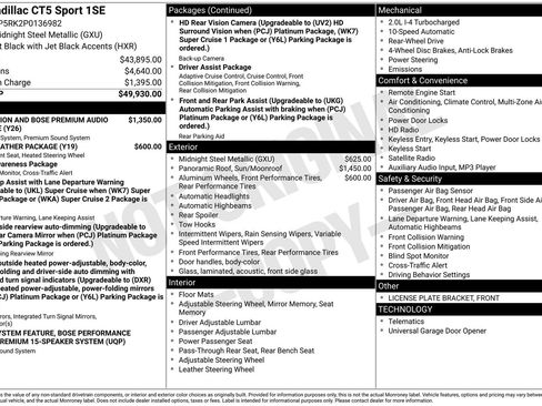 Used 2023 Cadillac CT5 Sport image 38