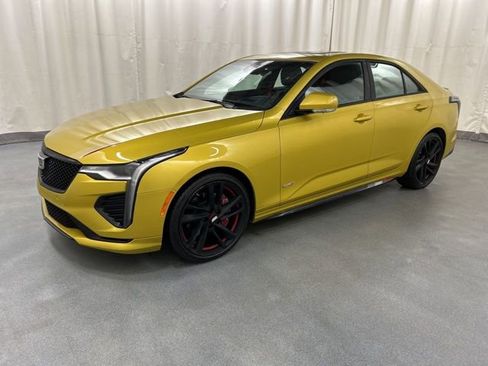 Used 2024 Cadillac CT4 V w/ LPO, Red Accent Package image 2