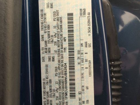 Used 2022 Ford Escape SEL image 43