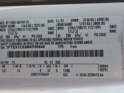 Used 2021 Ford F150 XL w/ Equipment Group 101A High image 49