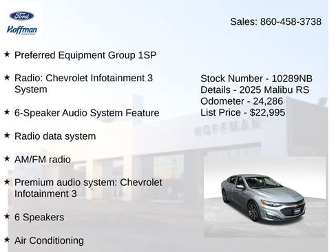 Used 2025 Chevrolet Malibu RS image 5