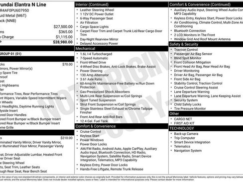 Certified 2023 Hyundai Elantra N Line FWD image 14