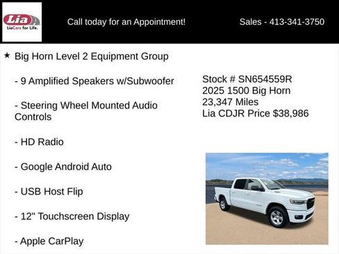 Certified 2025 RAM 1500 Big Horn AWD/4WD image 26