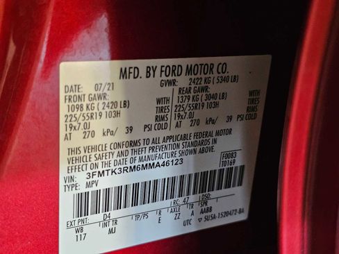 Used 2021 Ford Mustang Mach-E Premium RWD image 38
