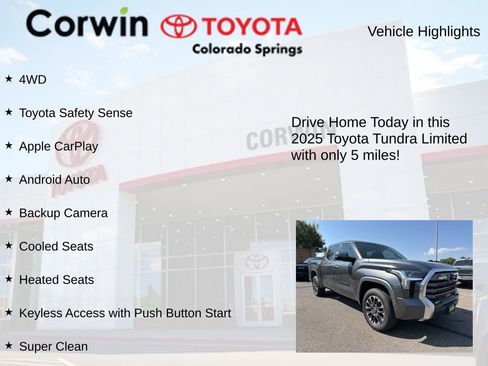 Used 2025 Toyota Tundra Limited image 7