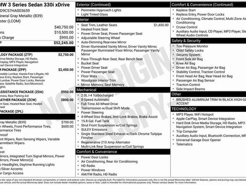 Used 2017 BMW 330i xDrive Sedan AWD/4WD image 2