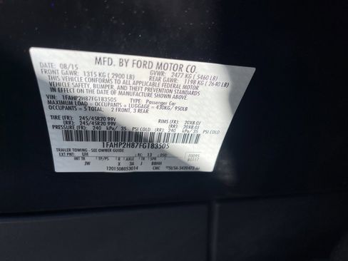 Used 2015 Ford Taurus SEL w/ Equipment Group 201A image 31